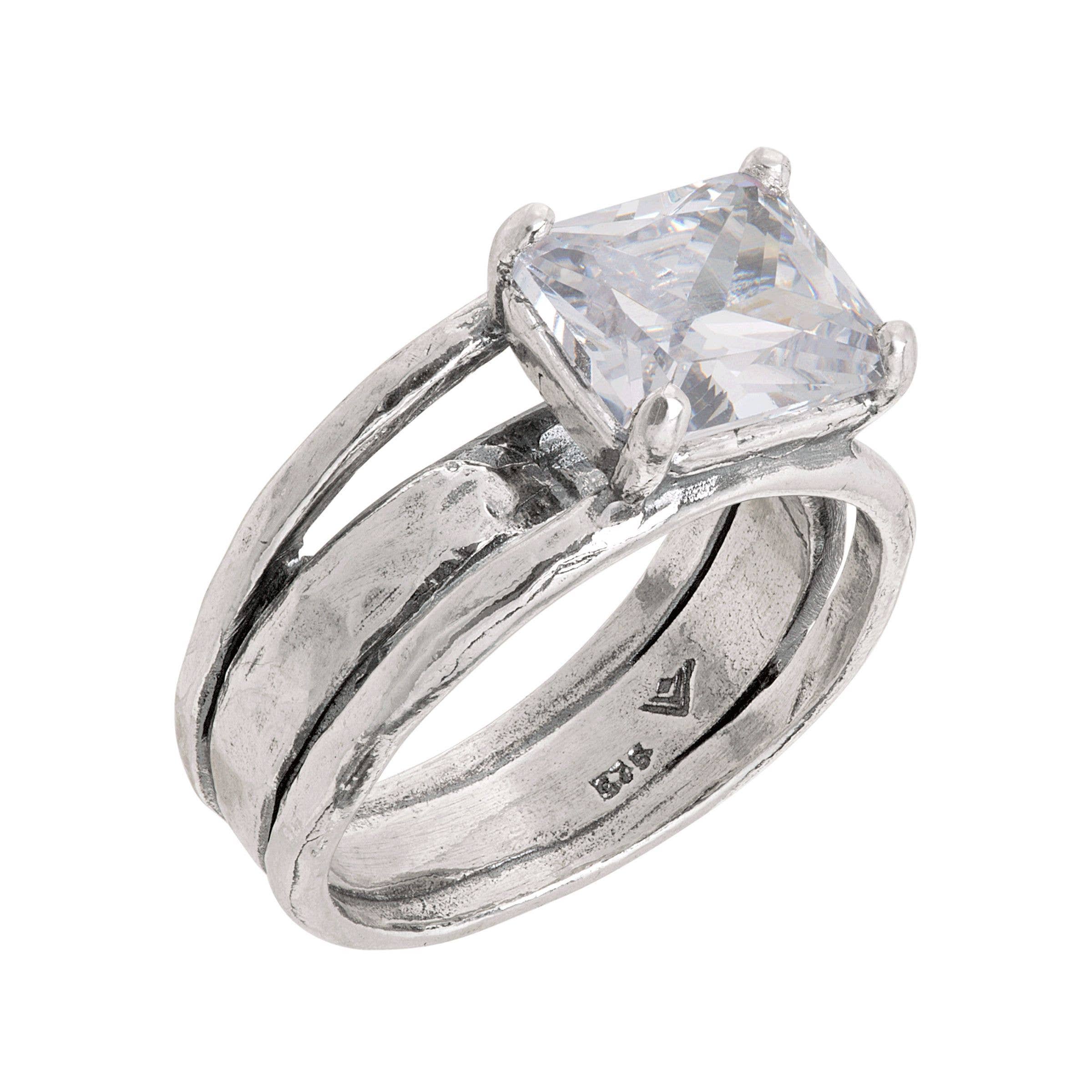 Silpada 'Sevilla Later' Cubic Zirconia Ring in Ste