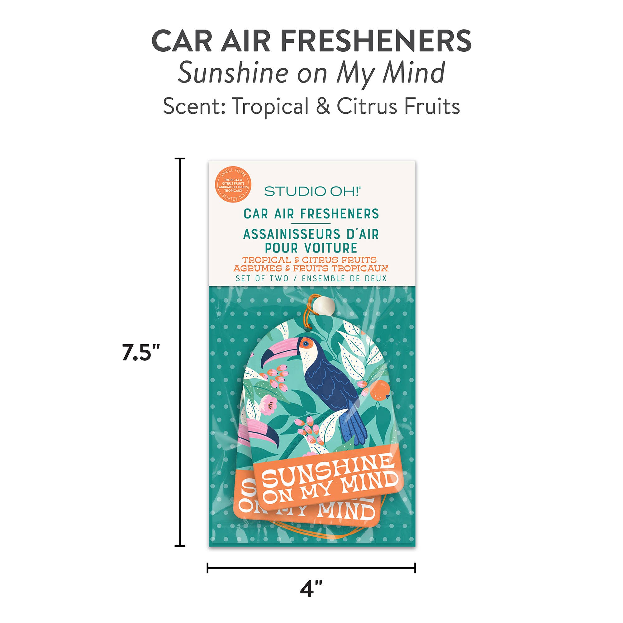 Sunshine on My Mind Car Air Freshener