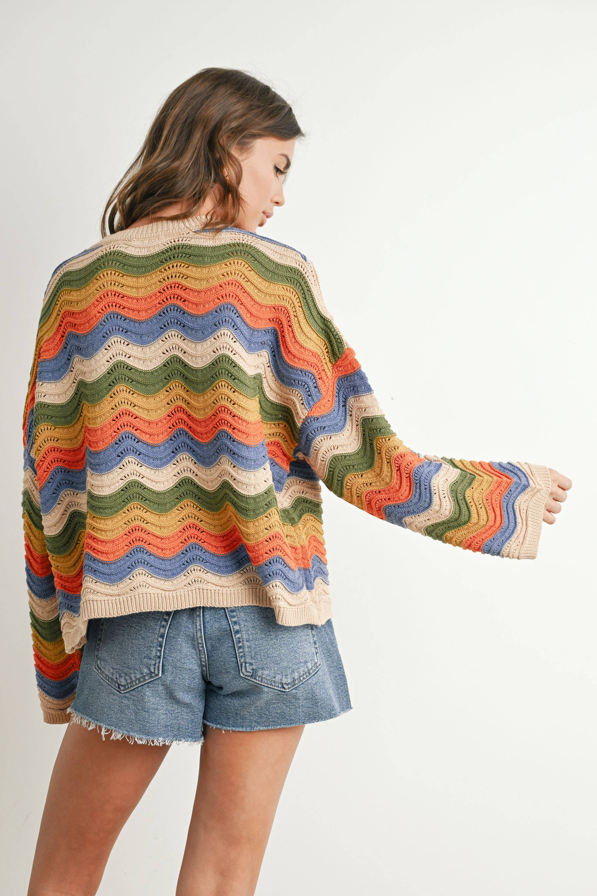 Color Block Sweater - BMW7639
