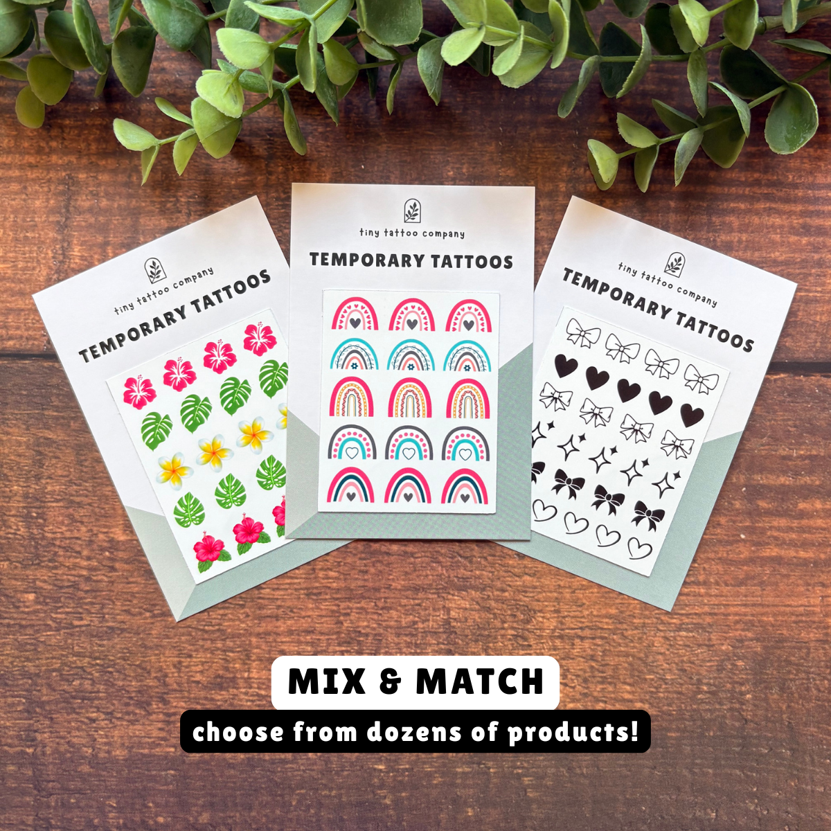 Rainbow Temporary Tattoo Pack 💗