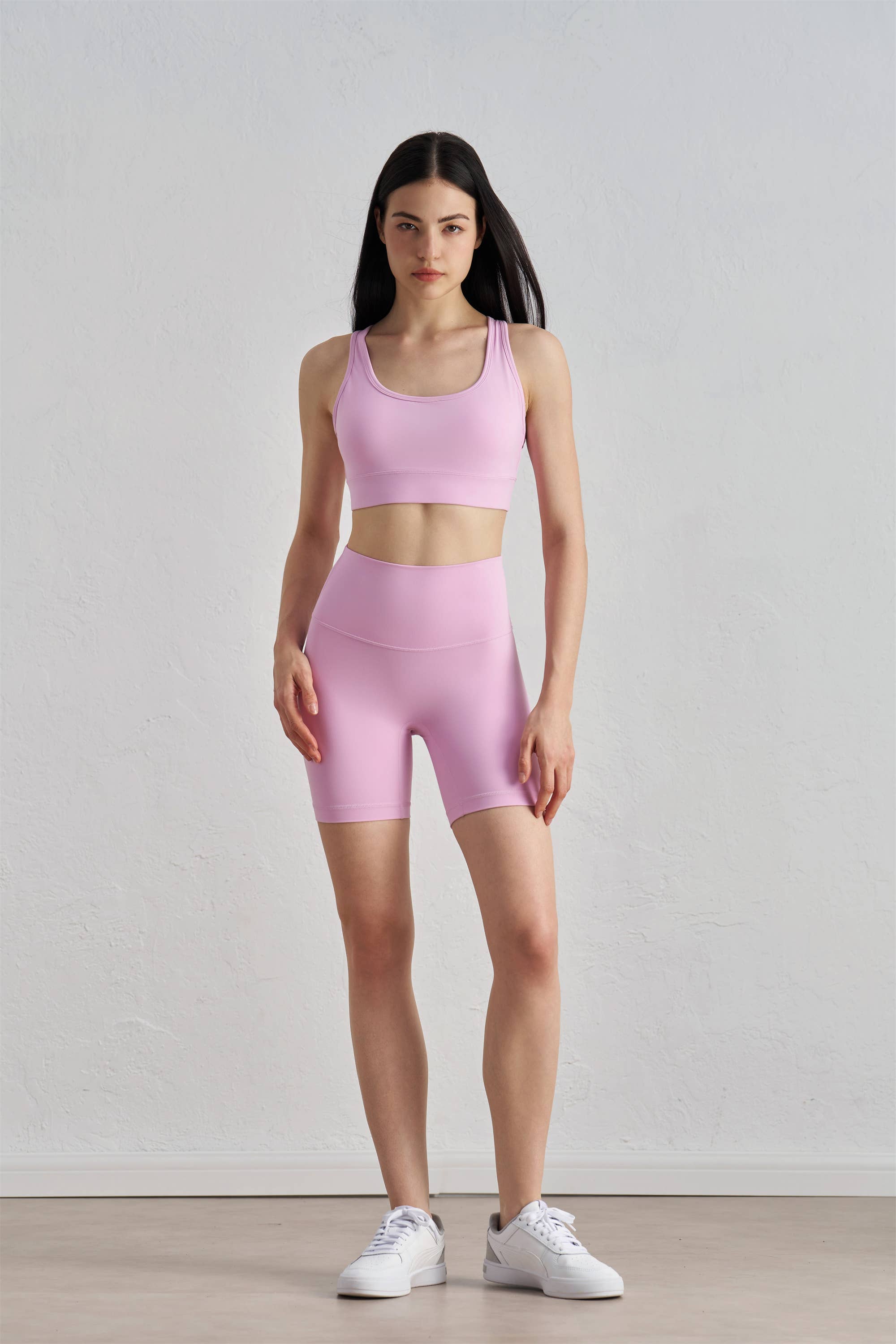 Luna High Waist Mid-Thigh Biker Short