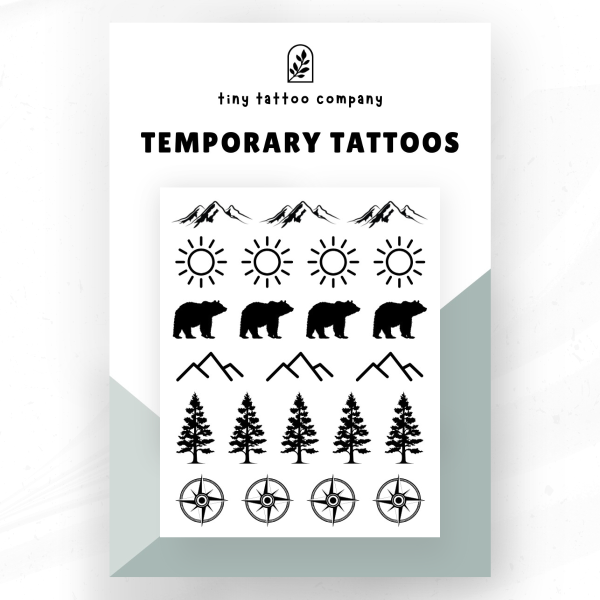 Mountain Temporary Tattoo Pack ⛰️