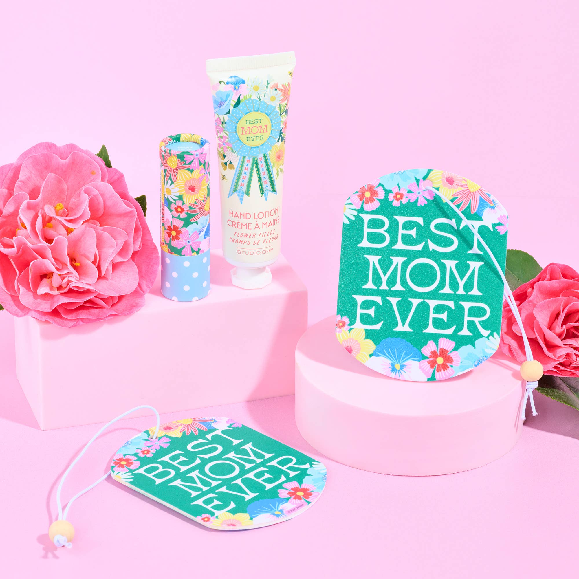 Best Mom Ever Flowers Car Air Freshener