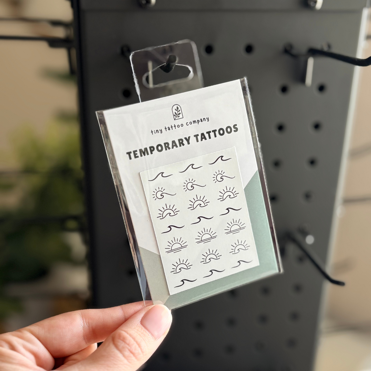 Mini Sun & Waves Temporary Tattoo Pack ☀️