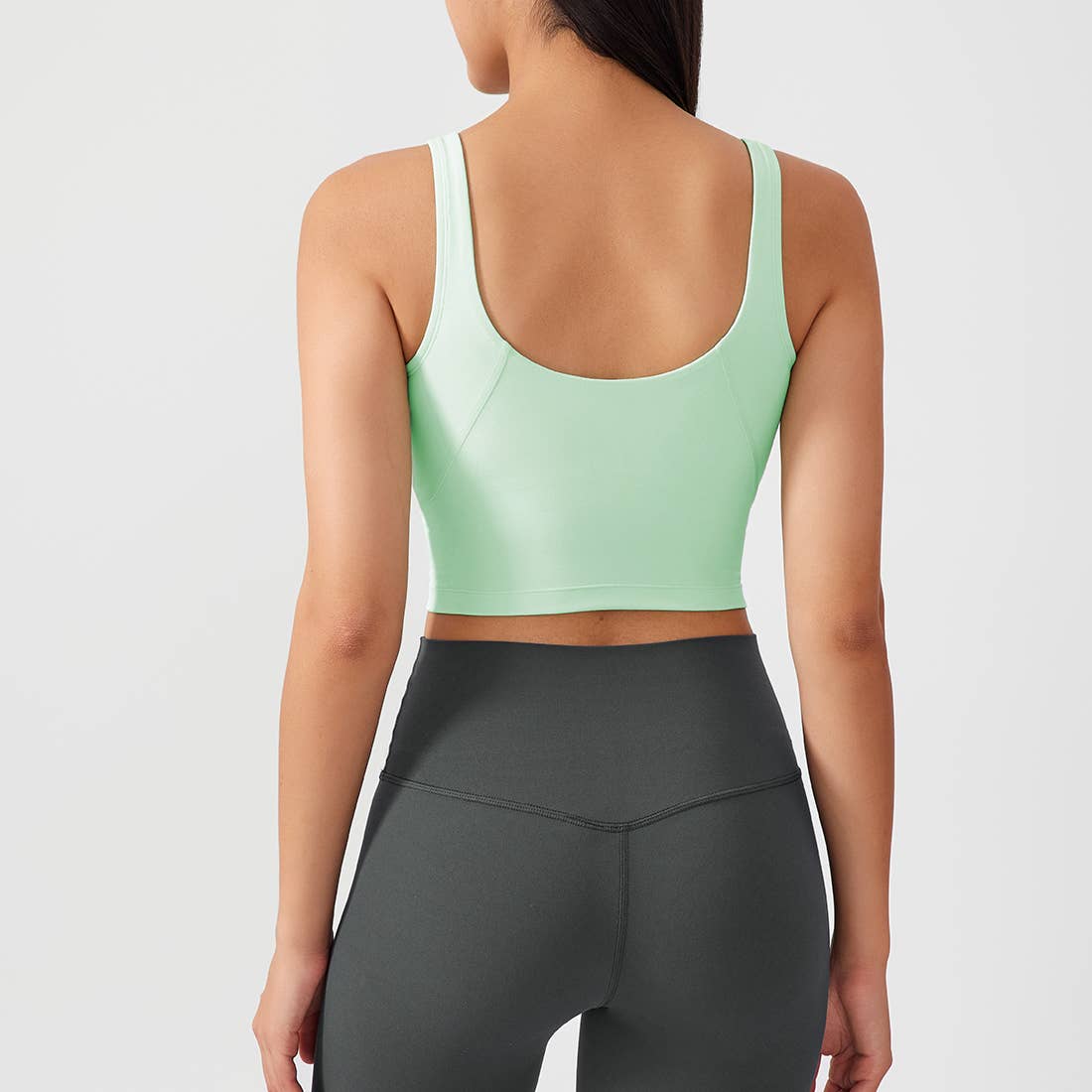 Women Fixed Chest Cushion Sport Bra Yoga Sport Tank Top