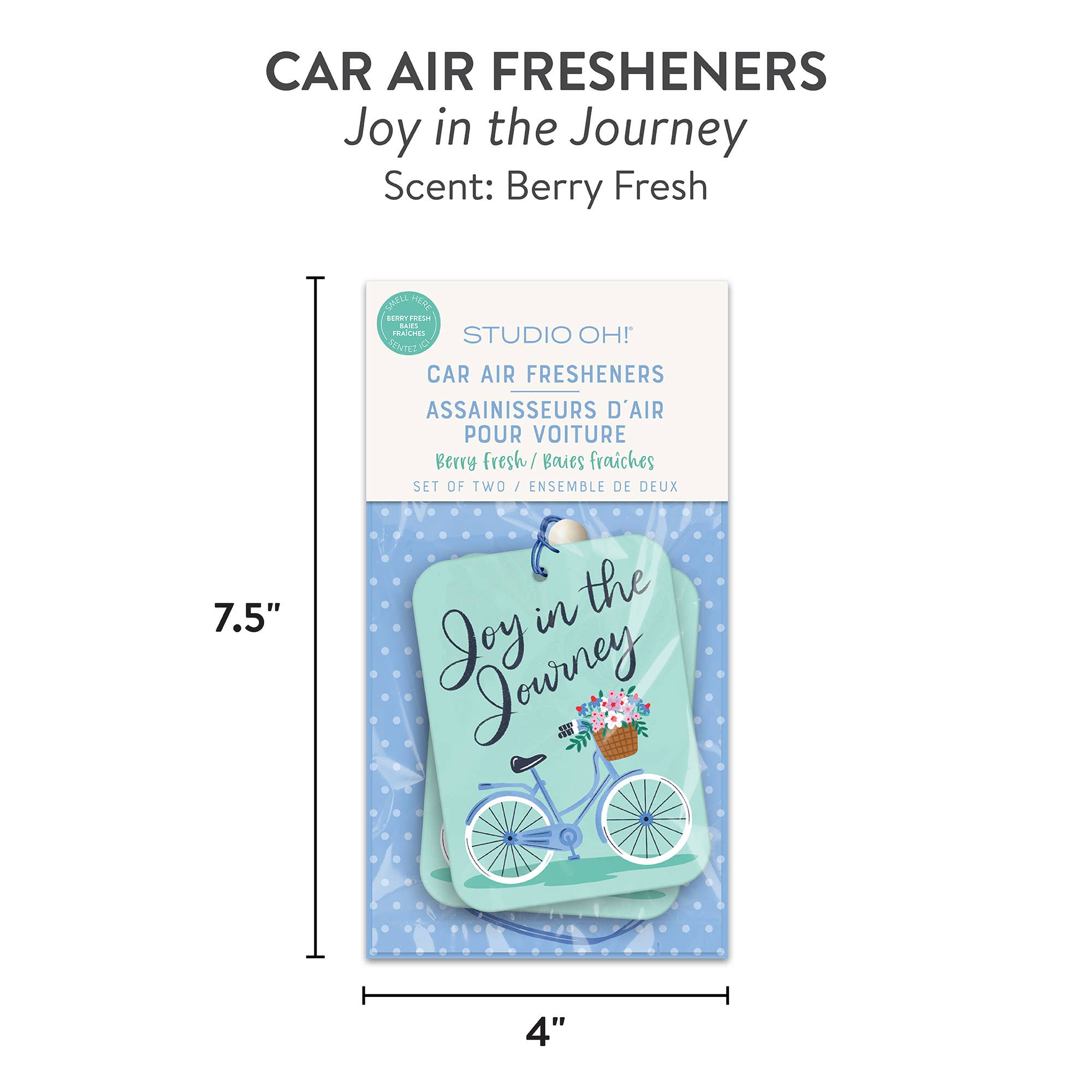 Joy in the Journey Car Air Freshener