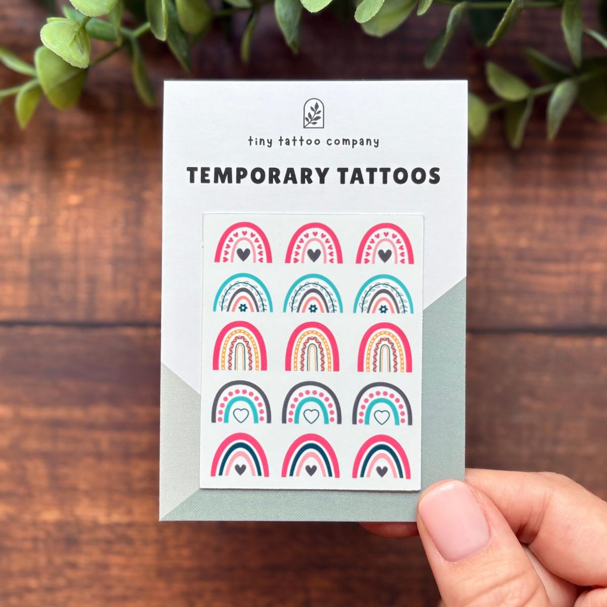 Rainbow Temporary Tattoo Pack 💗