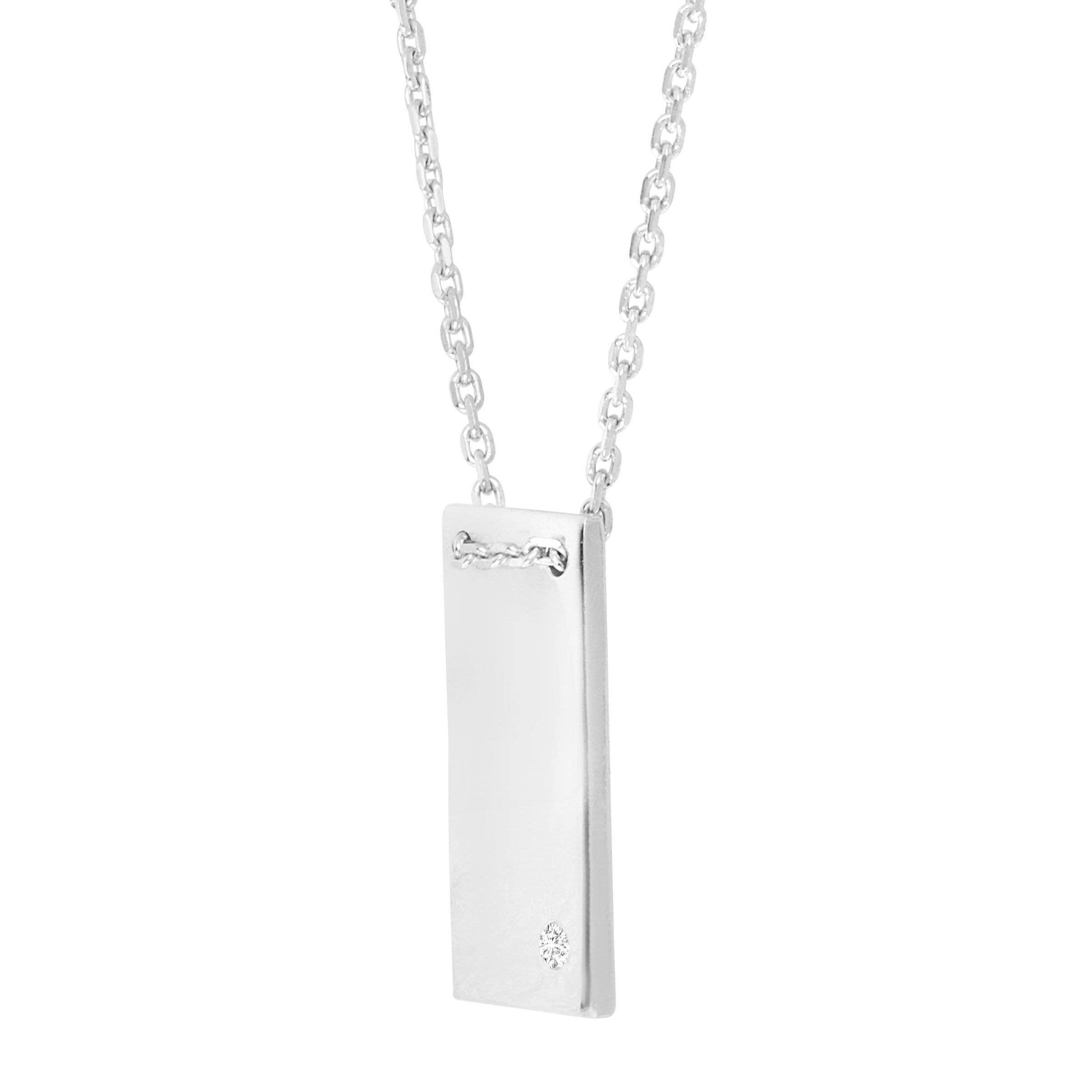 Silpada 'Shine Bright' Rectangular Pendant with CZ