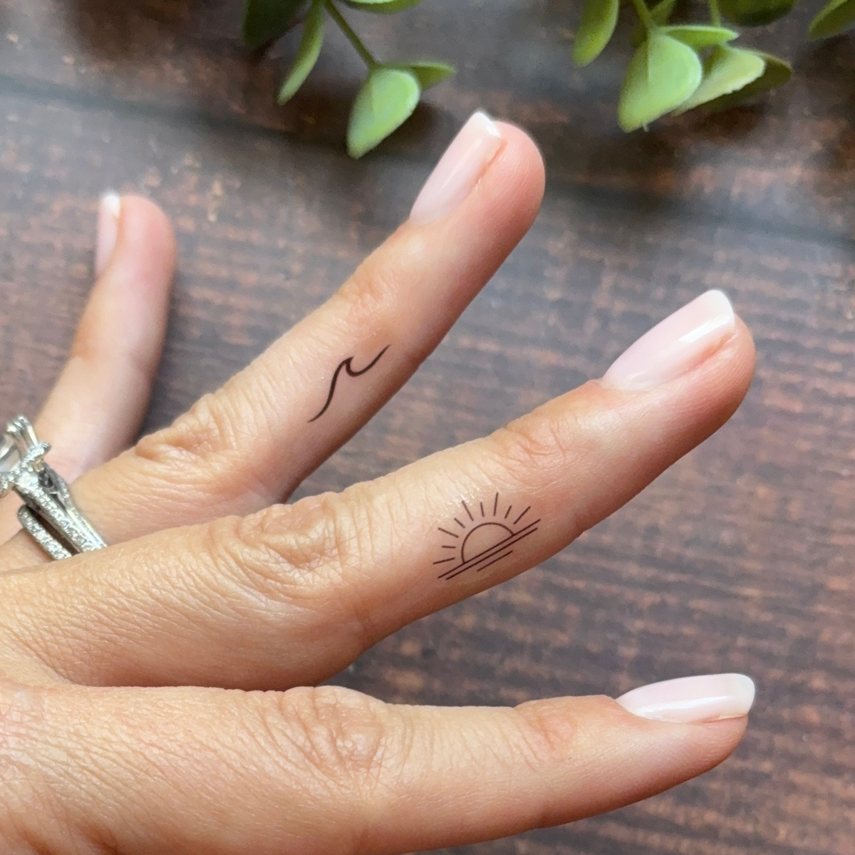 Mini Sun & Waves Temporary Tattoo Pack ☀️
