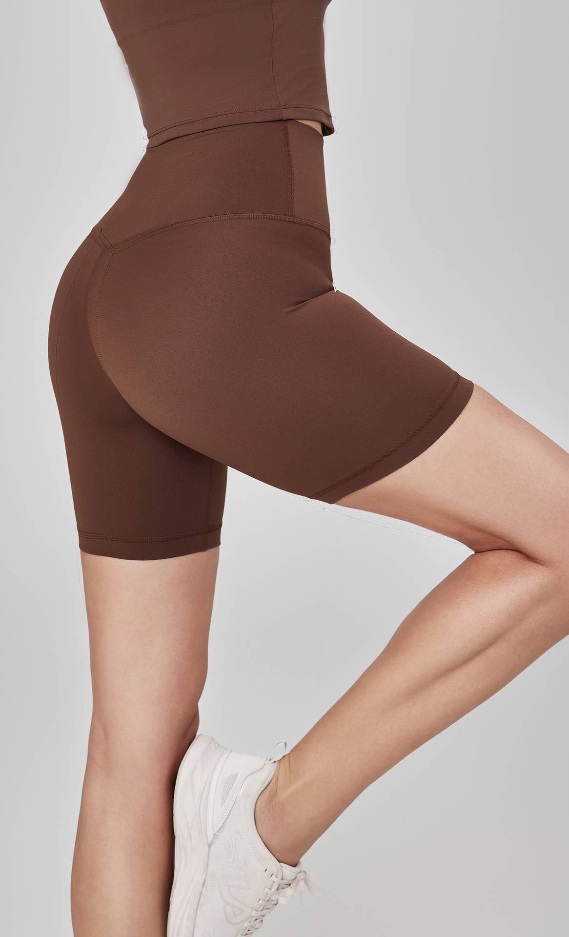 Luna High Waist Mid-Thigh Biker Short