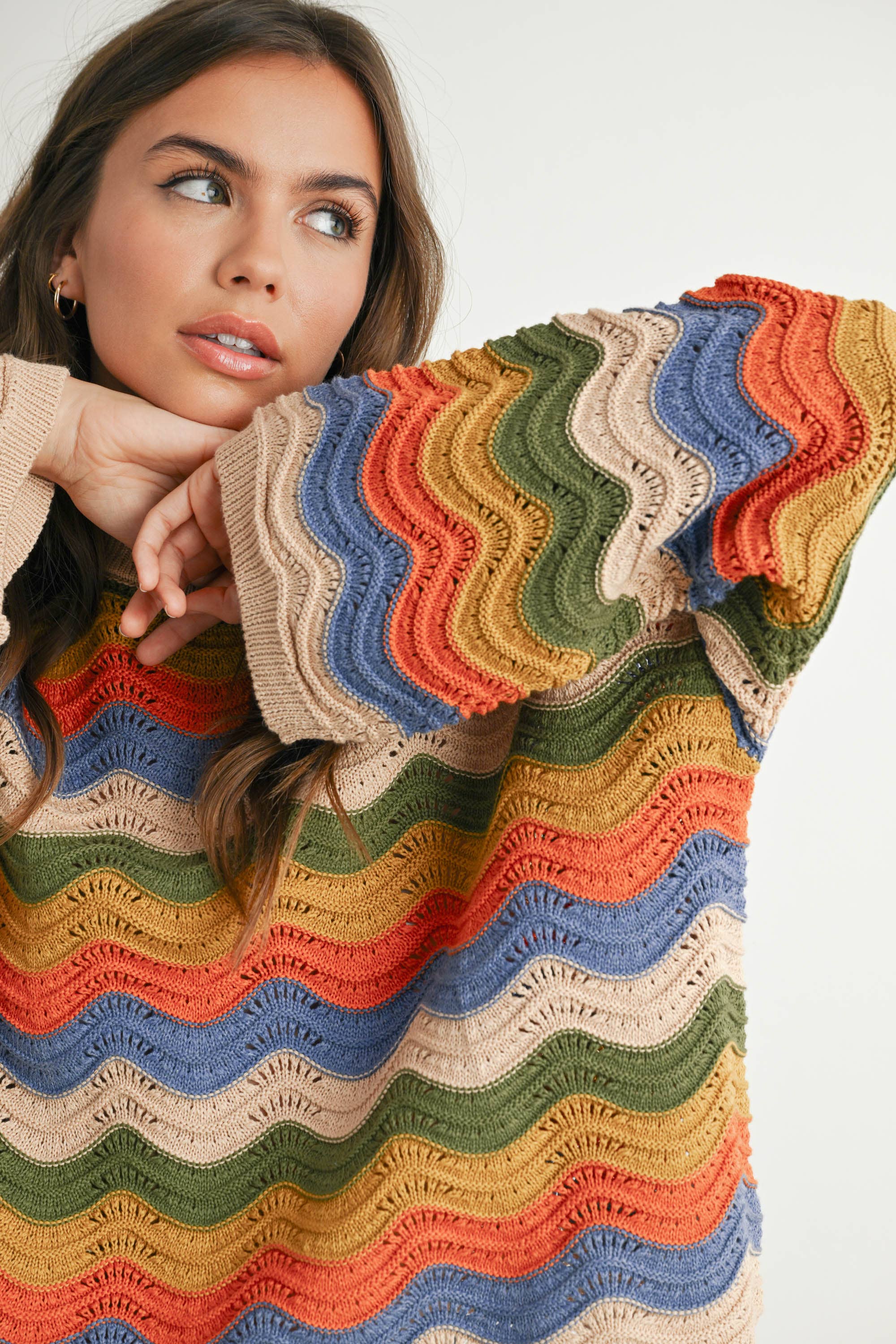 Color Block Sweater - BMW7639